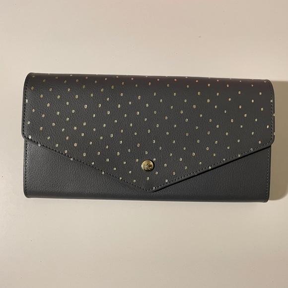 Kikki K Grey & Gold Travel Wallet - NWOT - original packaging - Picture 3 of 11